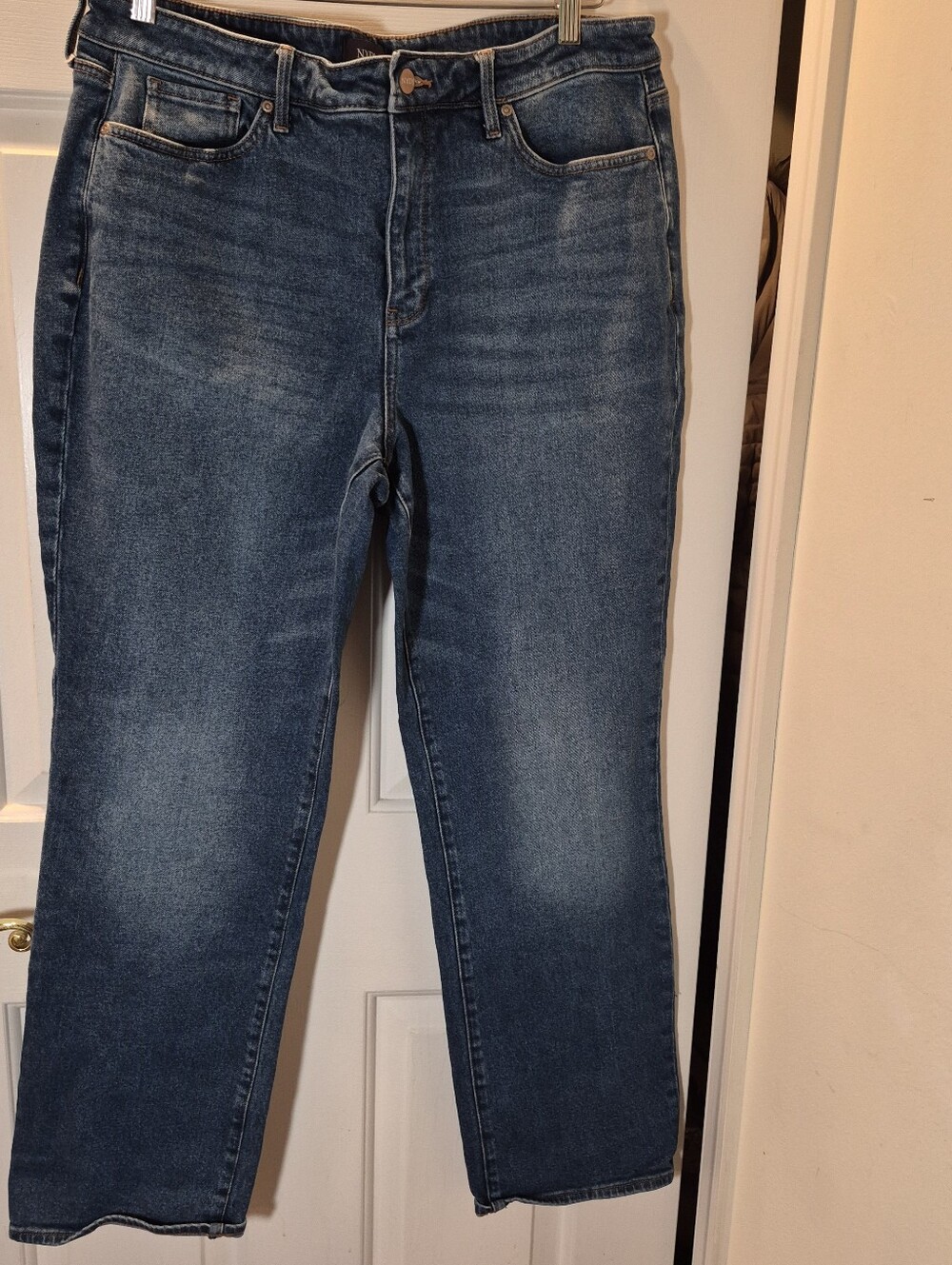 NYDJ Women's Relaxed Fit Blue Denim Jeans